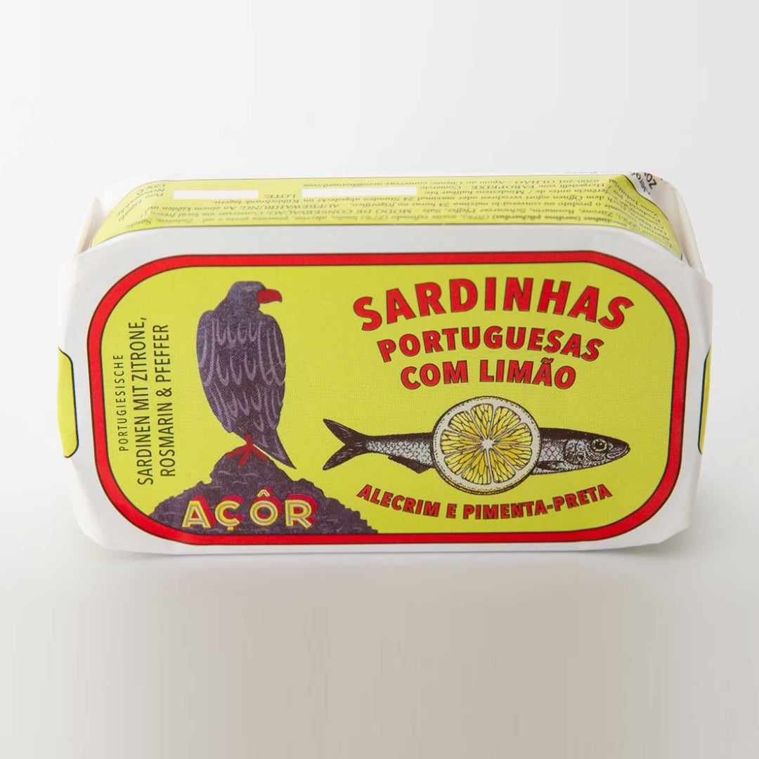 Portugisiske sardiner med citron, rosmarin og sort peber