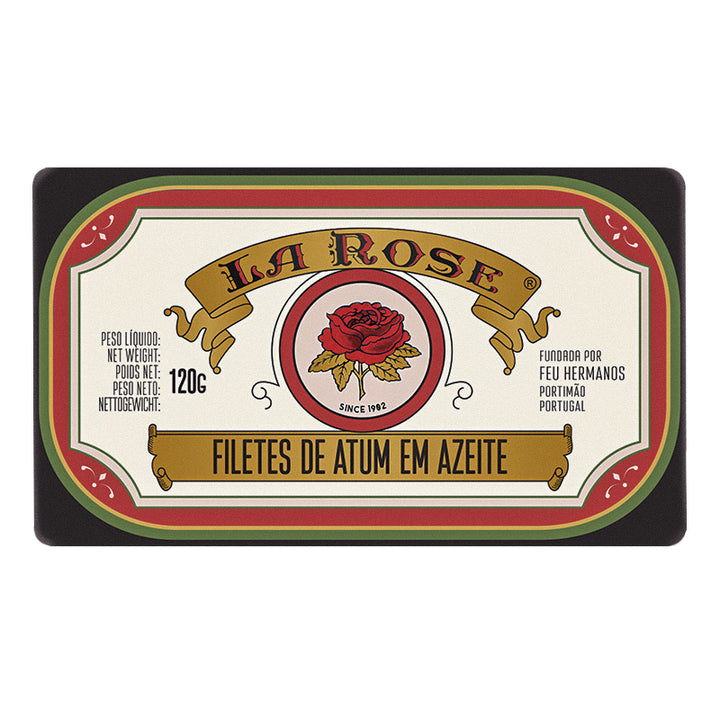 Fine fileter af Linefanget Tun i Portugisisk Olivenolie - La Rose