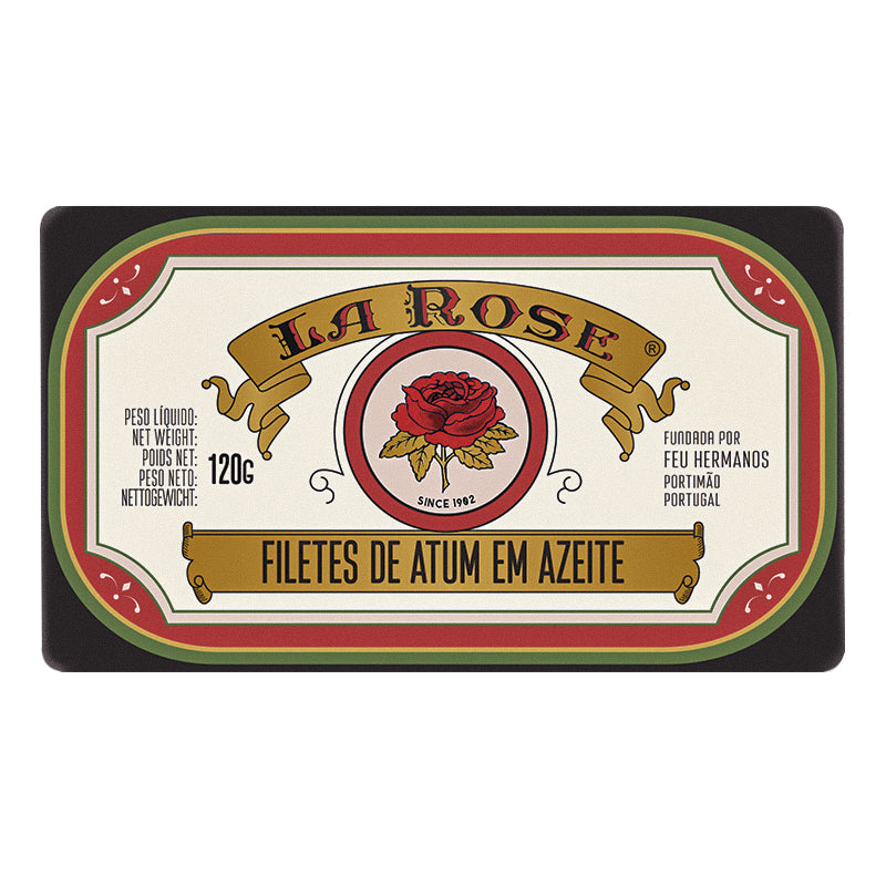 Fine fileter af Linefanget Tun i Portugisisk Olivenolie - La Rose