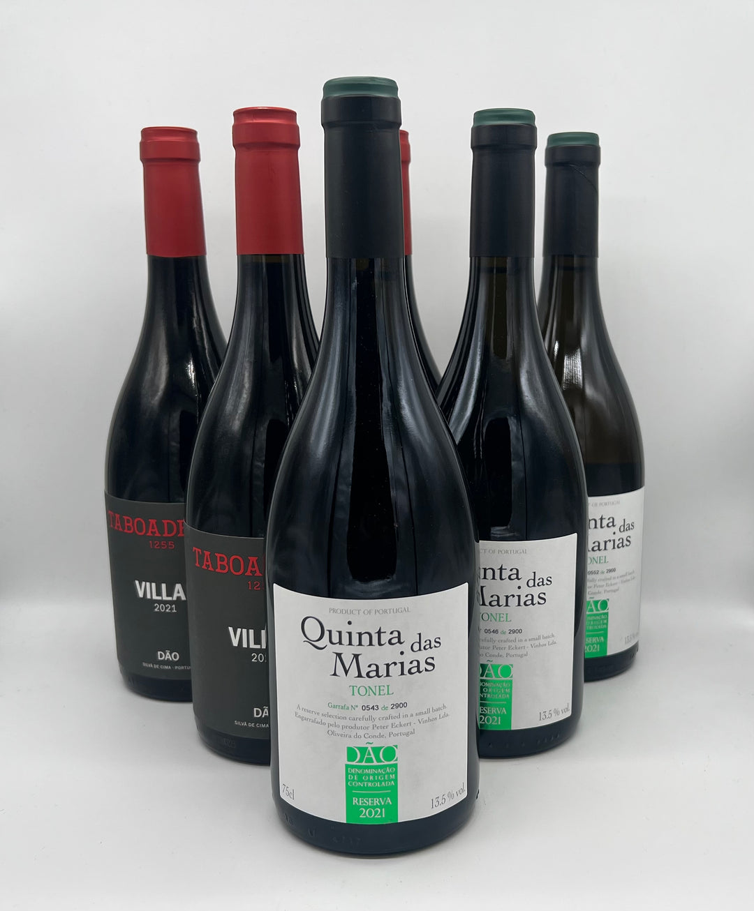 Stjerneanmeldte vine - 3 røde og 3 hvide
