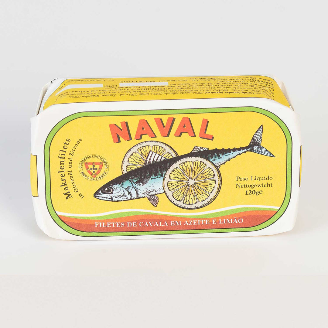 Makrelfileter i Olivenolie med Citron - Naval